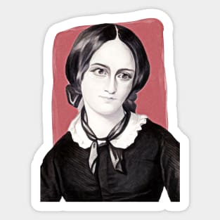 English Writer Emily Brontë illustration Sticker